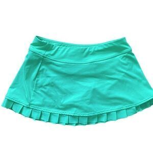 Head
Skort -L green , polyester spandex